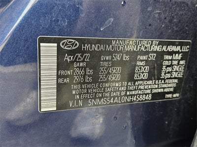 2022 Hyundai Santa Fe Calligraphy