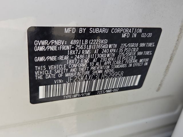2020 Subaru Forester Touring