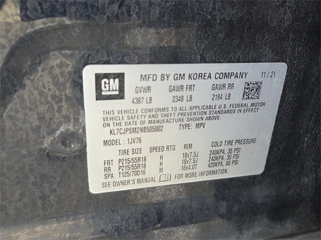 2022 Chevrolet Trax LT