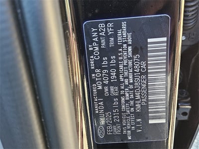 2025 Hyundai Elantra Hybrid Blue