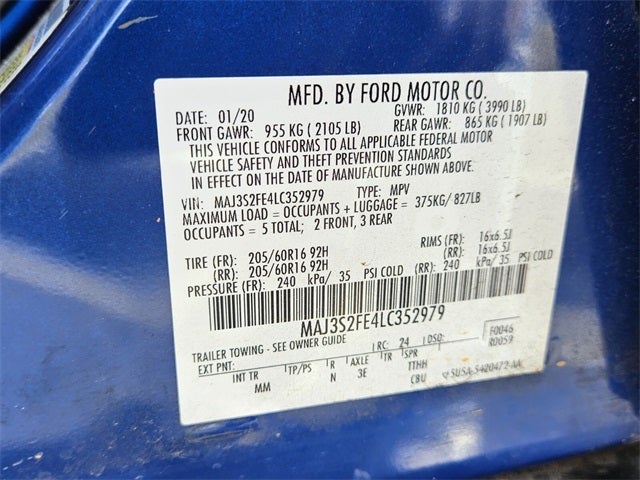 2020 Ford EcoSport S