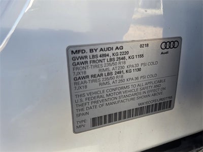 2018 Audi Q3 2.0T Premium quattro