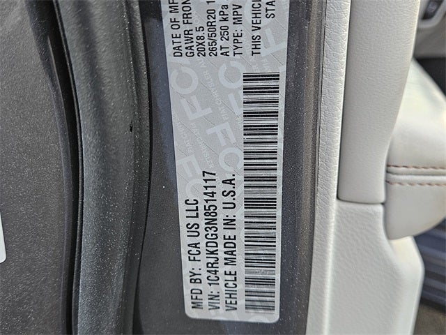 2022 Jeep Grand Cherokee L Overland