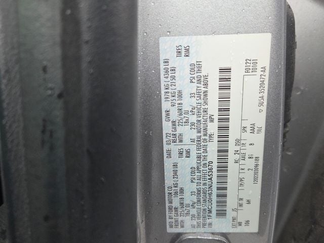 2022 Ford Escape SEL