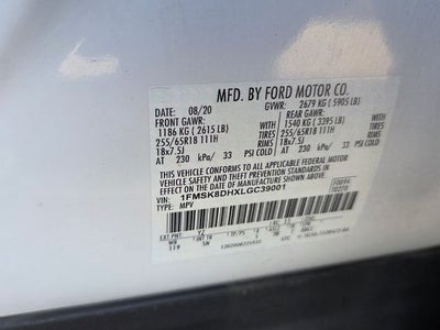 2020 Ford Explorer XLT