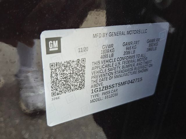 2021 Chevrolet Malibu LS 1LS