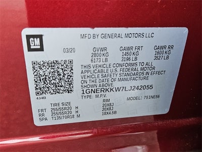 2020 Chevrolet Traverse Premier