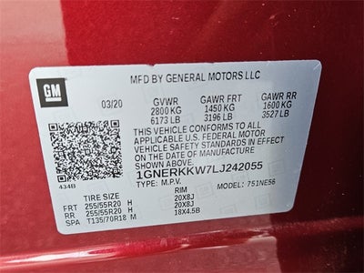 2020 Chevrolet Traverse Premier