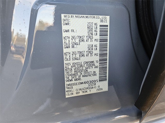 2022 Nissan Frontier PRO-X