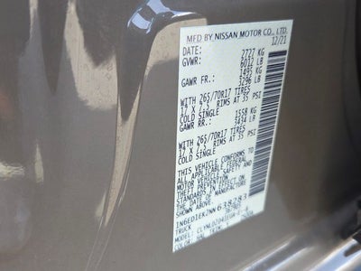 2022 Nissan Frontier PRO-4X