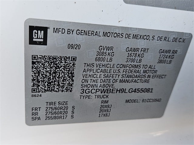 2020 Chevrolet Silverado 1500 Custom