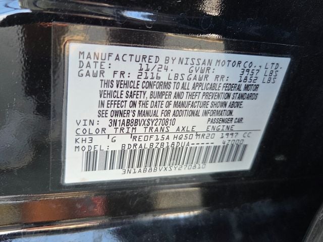 2025 Nissan Sentra S