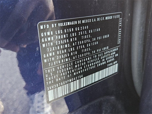 2023 Volkswagen Tiguan 2.0T SE