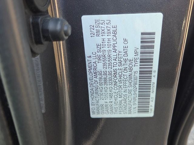 2023 Honda Odyssey Elite