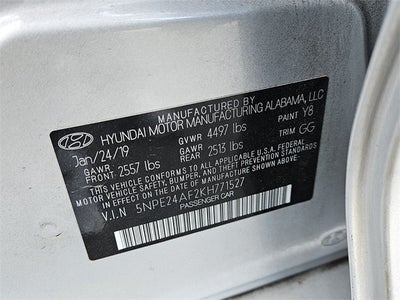 2019 Hyundai Sonata SE