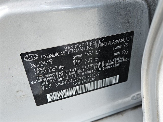 2019 Hyundai Sonata SE