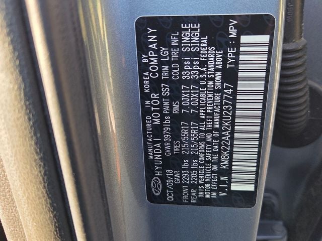 2019 Hyundai Kona SEL