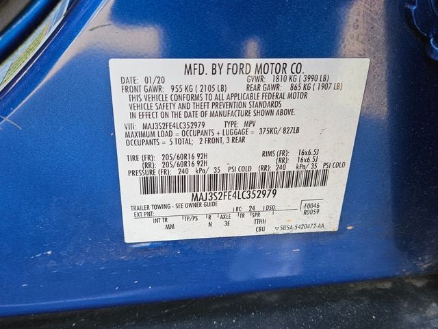 2020 Ford EcoSport S