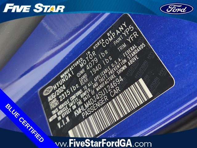 2025 Hyundai Elantra Hybrid Blue