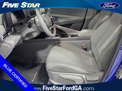 2025 Hyundai Elantra Hybrid Blue