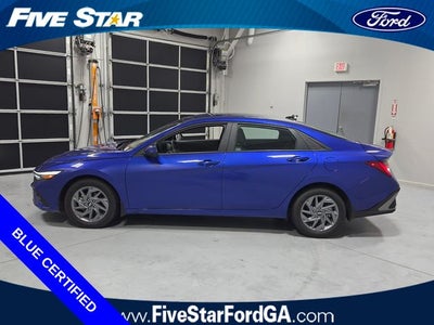 2025 Hyundai Elantra Hybrid Blue