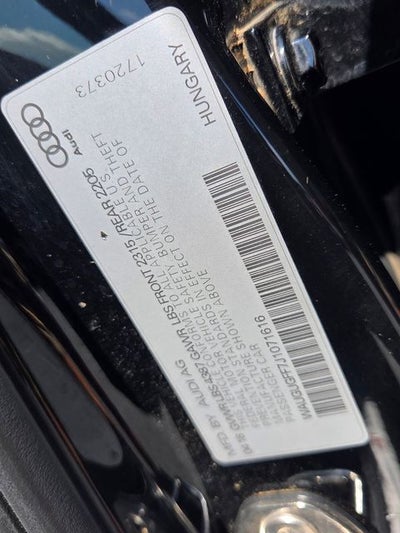 2018 Audi A3 2.0T Premium Plus
