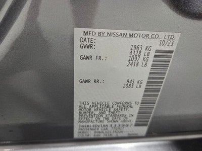 2024 Nissan Altima 2.5 SV