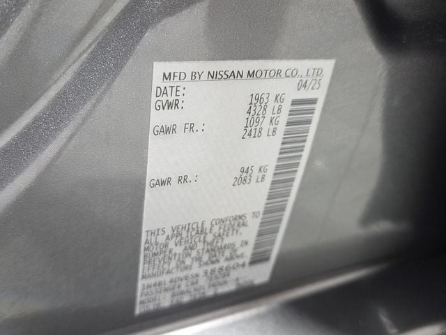 2025 Nissan Altima 2.5 SV
