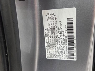 2023 Honda Odyssey Touring