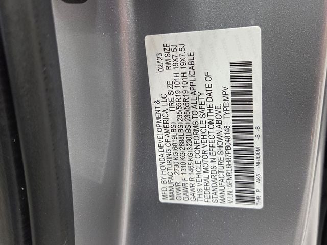 2023 Honda Odyssey Touring