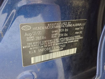 2020 Hyundai Elantra SEL