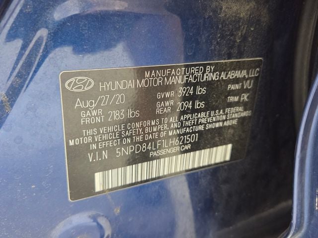 2020 Hyundai Elantra SEL