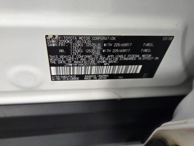 2019 Toyota RAV4 XLE