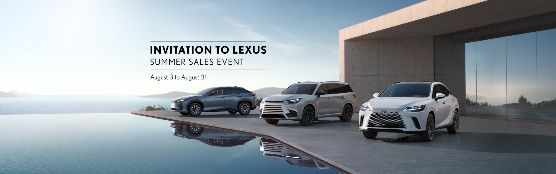Invitation to Lexus Sales Event