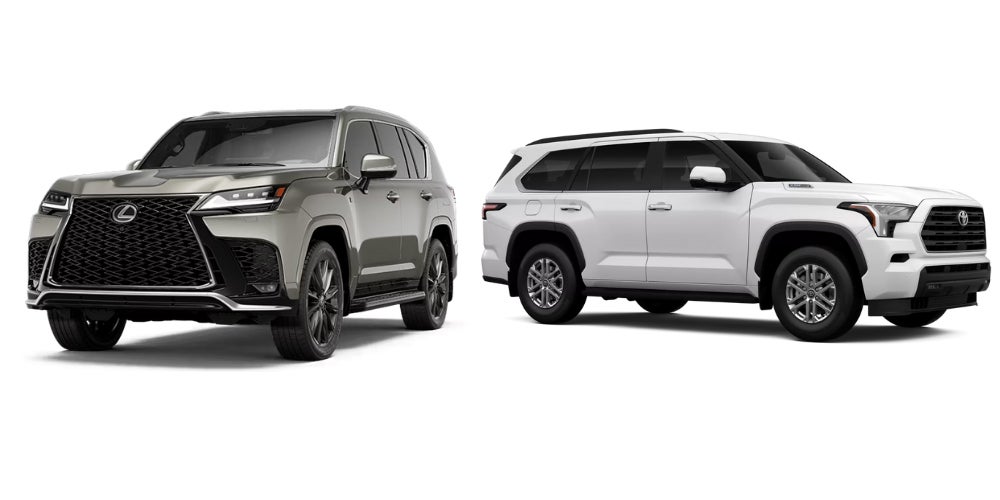 2026 Lexus LX vs 2026 Toyota Sequoia