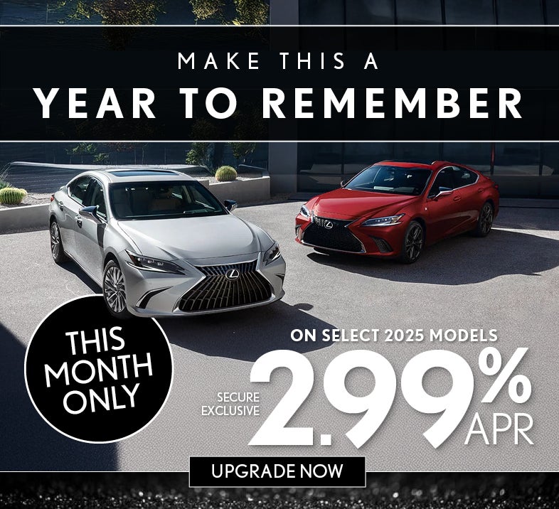 Select Lexus 2025 Models, 2.99% APR, 
