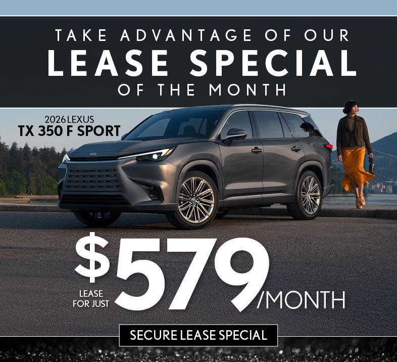 2026 Lexus TX 350 F Sport, Lease Special