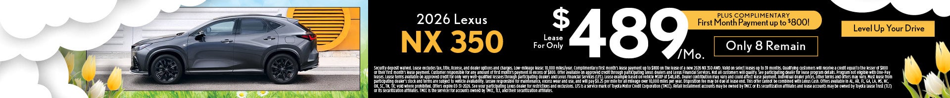 2026 Lexus NX 350