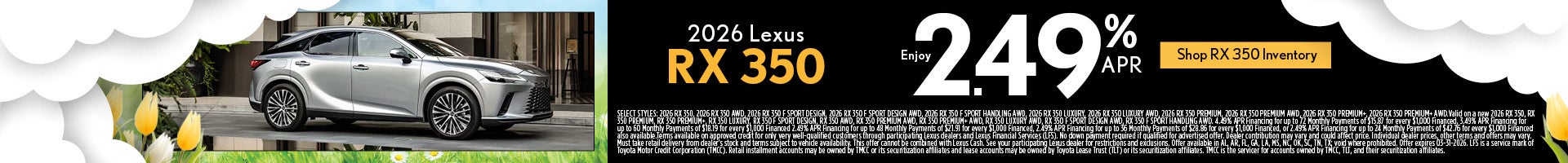 2025 Lexus RX 350