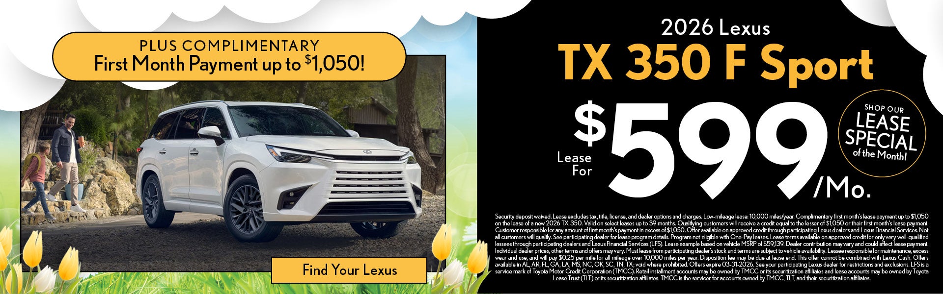 2026 Lexus TX 350 F Sport