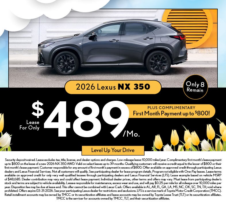 2026 Lexus NX 350