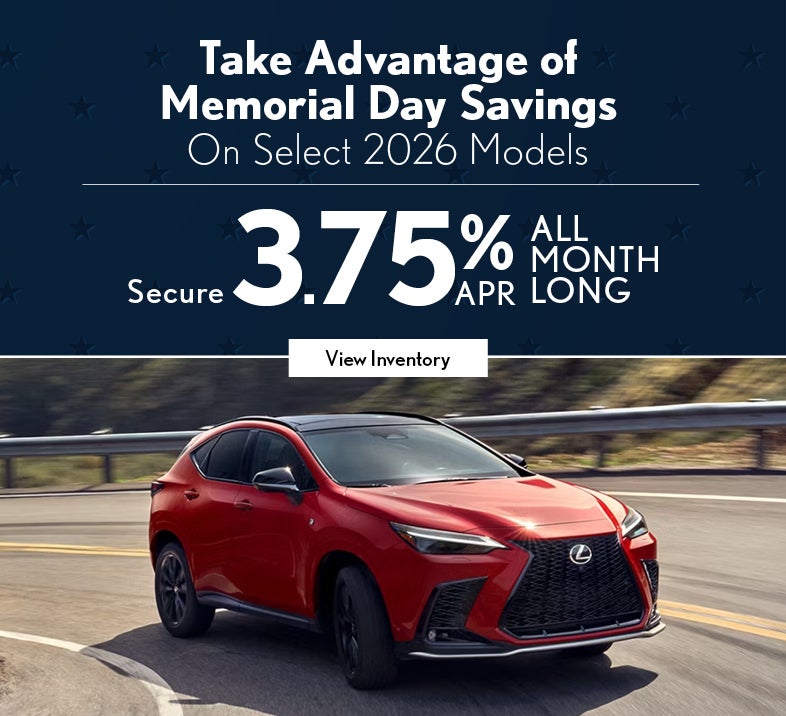 2026 Lexus Models, New Vehicles, Memorial Day Savings