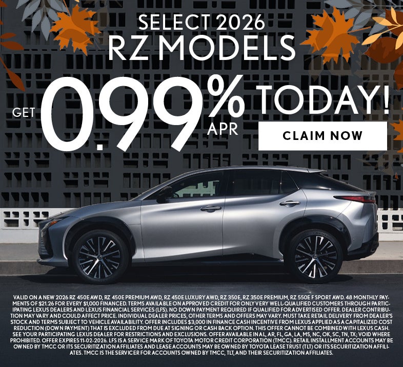 2026 RZ MODELS